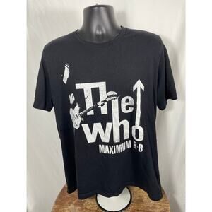 The Who Maximum R&B Black Graphic Tee XL